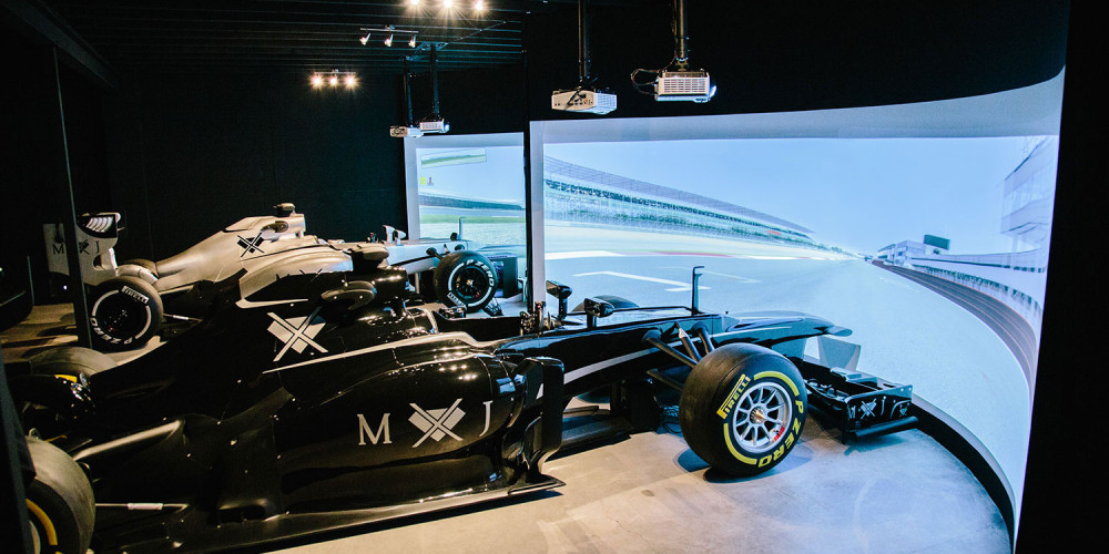 MXJ's state of the art F1 simulator